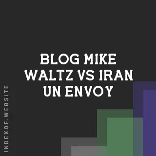 Mike Waltz vs. Iran UN Envoy: ‘I Won’t Dignify Tyranny with Politeness’ | Logo - Indexof